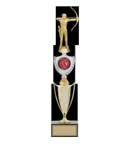 ODAK KUPA - Figürlü Kupalar - Okçu Figürlü Kupalar FG-042 B - 45 cm