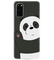 Samsung A02S A03S A10 A12 A13 A21S A22 Kılıf Desenli Silikon Hello Panda 1709