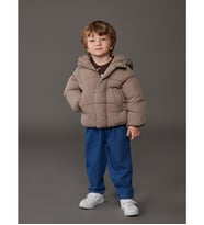 LCW baby Bej Su İtici Erkek Bebek Şişme Mont