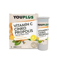 Youplus Vitamin C Çinko Propolis 20 Efervesan Tablet