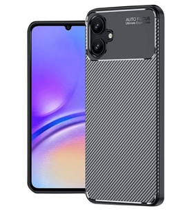 Galaxy A06 Kılıf Auto Focus Karbon Kapak - Siyah