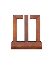 Corten İkili Su Perdesi (Standart)