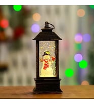 Yaratıcı Noel Mum Fenerler Parlayan Pencere Süslemeleri Lambaları Gece Lambası