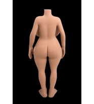 22 kg Realistik Yarım Vücut Titreşimli Emiş Güçlü Balık Etli Dolgun Tpe Suni Deri