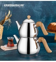 Damla Orta Boy Çaydanlık (Metal)