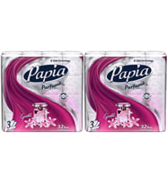 Papia Tuvalet Kağıdı (3 Katlı) 64 Lü Pk (2PK*32) Egzotik Parfümlü