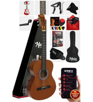 Midex CG-270BRW Brown Renk Klasik Gitar 4/4 Yetişkin Boy Sap Ayarlı Full Set