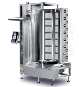 Pimak Robot Döner Makinaları 7+7 Radyanlı Doğalgazlı 370 Kg