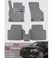 AUDİ E-TRON (2018-2024) Uyumlu EVA Paspas Tam Set–Araca Özel,Su Geçirmez,Kolay Montaj