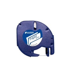 Dymo Muadil Etiket 12mmx4m Kağıt (Beyaz)