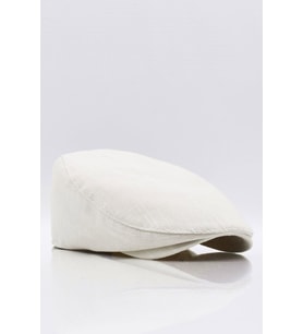 Erkek Düz Pamuklu Açık Bej Flat Cap Kasket (Çok Renkli)