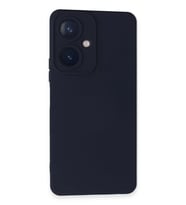 Newface Vivo Y27 Kılıf Nano içi Kadife Silikon - Lacivert