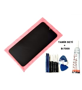 Oppo A5S Uyumlu Lcd Ekran Dokunmatik Servis + B-7000 + Tamir Seti
