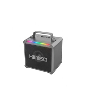 Kimiso KMS-332 RGB Işıklı Kablosuz Bluetooth Speaker - Taşınabilir Retro Müzik Kutusu