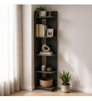 İnarch Dizayn Aura Kitaplık - Modern Fonksiyonel 5 Raflı Kitaplık