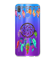 PrintiFy PintiFy Huawei Y9 2019 ile Uyumlu 1mm Slim Fit Nazar Boncuğu 6 Baskılı Şeffaf  Kılıf