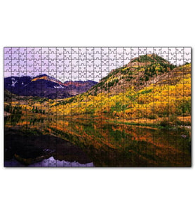 Cakapuzzle Appalachian Dağları ve Berrak Dağ Gölü Puzzle Yapboz MDF (Ahşap) (120 Parça)