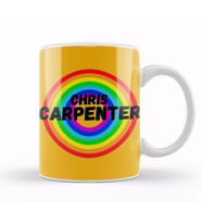 Chris Carpenter   baseball Gifts Vintage Retro Rainbow For BOYS AND Dad Kupa Bardak Porselen
