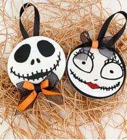 Halloween -Cadılar Bayramı Özel  Bay Ve Bayan Kabus Kapı-Duvar Süsü