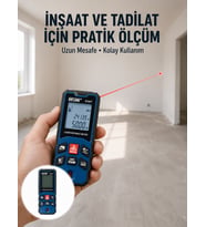 Dijital Lazer Mesafe Ölçüm Cihazı İnşaat ve Ev Kullanımı Yeni Nesil