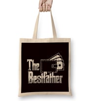 The Bestfather Dad Daddy Father Papa Poppa Stepdad Husband Bez Çanta Uzun Saplı