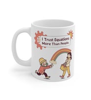 Trust Equations Coffee Mug  - Komik Hediye Kupa  Ofis Arkadaşına Harika Hediye