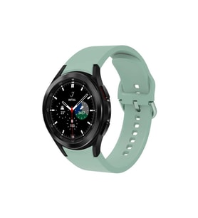 Samsung Galaxy Watch 4 44mm Uyumlu Kordon Silikon Spor Görünümlü Esnek Yumuşak KRD-50 Kayış