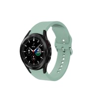 Samsung Galaxy Watch 4 44mm Uyumlu Kordon Silikon Spor Görünümlü Esnek Yumuşak KRD-50 Kayış