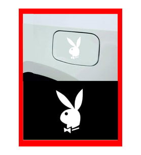 Playboy Tasarım Oto Sticker 9*15 Cm