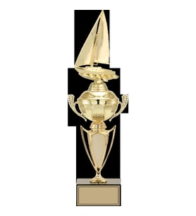 ODAK KUPA - Figürlü Kupalar - Yelken Figürlü Kupalar FG-068 C - 44 cm