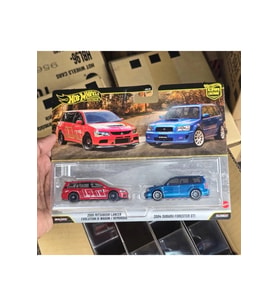 Premium Mitsubishi Lancer Evo IX Wagon 2005 – Subaru Forester STI 2004 2’li Set