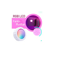 Tekne İçin RGB Mıknatıslı Dokunmatik Led Atmosfer Lamba