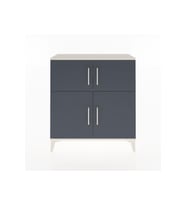Arges Şifonyer 3 Raflı 4 Kapaklı 88x30x96 Aytaşı-Antrasit