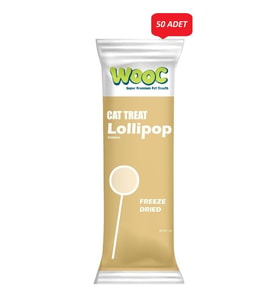 Wooc Lollipop Tavuklu Kedi Ödül Maması 1,4 Gr*50 li Paket
