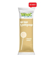 Wooc Lollipop Tavuklu Kedi Ödül Maması 1,4 Gr*50 li Paket