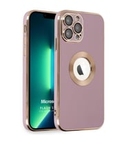 Microsonic Apple iPhone 12 Pro Max Kılıf Flash Stamp Pembe