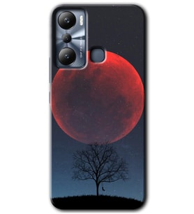 İnfinix Hot 20i Kılıf HD Desen Baskılı Kılıf - Kanlı Ay