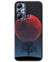İnfinix Hot 20i Kılıf HD Desen Baskılı Kılıf - Kanlı Ay