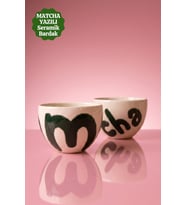 Matcha Yazılı El Yapımı Seramik Bardak