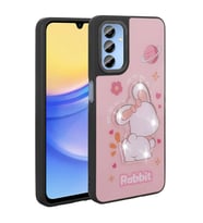 Samsung Galaxy A25 Uyumlu Kılıf Parlayan Kabartmalı İkonik Figürlü Zore Amas Silikon Kapak