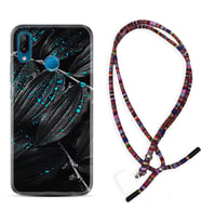 Huawei P20 Lite Mate 10 20 Lite Pro P40 Lite KılıfBoyun Asklı Rasta Silikon Foid Green 1643