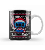 Lilo And Stitch Ohana Christmas Ugly Sweater Kupa Bardak Porselen
