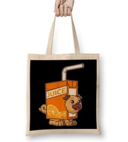 Cute & Funny Juice Puppy Dog Obsessed Bez Çanta Uzun Saplı
