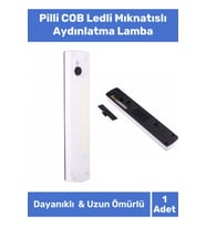 Premium Pilli Mıknatıslı Asılabilir Masa Üstü Kullanım COB Ledli Mıknatıslı Aydınlatma Dolap Lamba