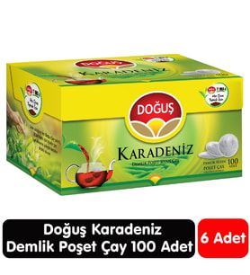Doğuş Karadeniz Demlik Çay 100 Adet 6 Paket