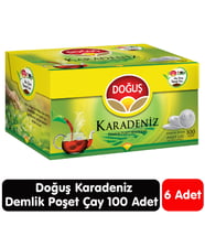 Doğuş Karadeniz Demlik Çay 100 Adet 6 Paket