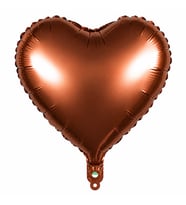 Kalp Folyo Balon Çikolata kahve (18 inc)