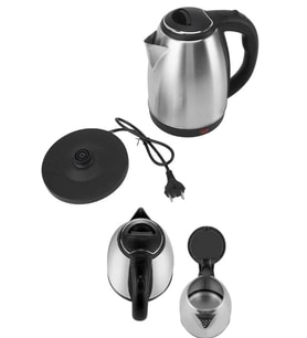 Elektrikli Paslanmaz Çelik Su Isıtcı Çelik Kettle 1.8 Lt. Uzun Ömürlü