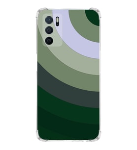 PrintiFy Oppo A16 Uyumlu Köşe Korumalı Renk Cümbüşü C Tasarımlı Şeffaf Silikon Kılıf