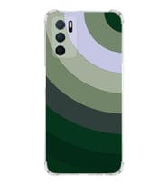 PrintiFy Oppo A16 Uyumlu Köşe Korumalı Renk Cümbüşü C Tasarımlı Şeffaf Silikon Kılıf